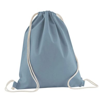 Sac à dos en tissu bleu dusty