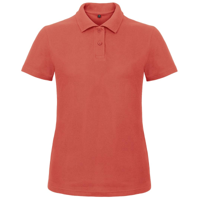 Polo femme corail