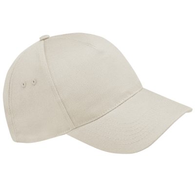 Casquette 5 panneaux beige