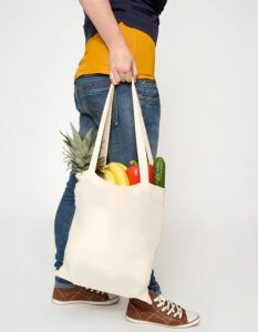 Sac shopping coton budget