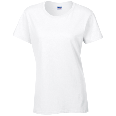 T-shirt femme coton lourd blanc