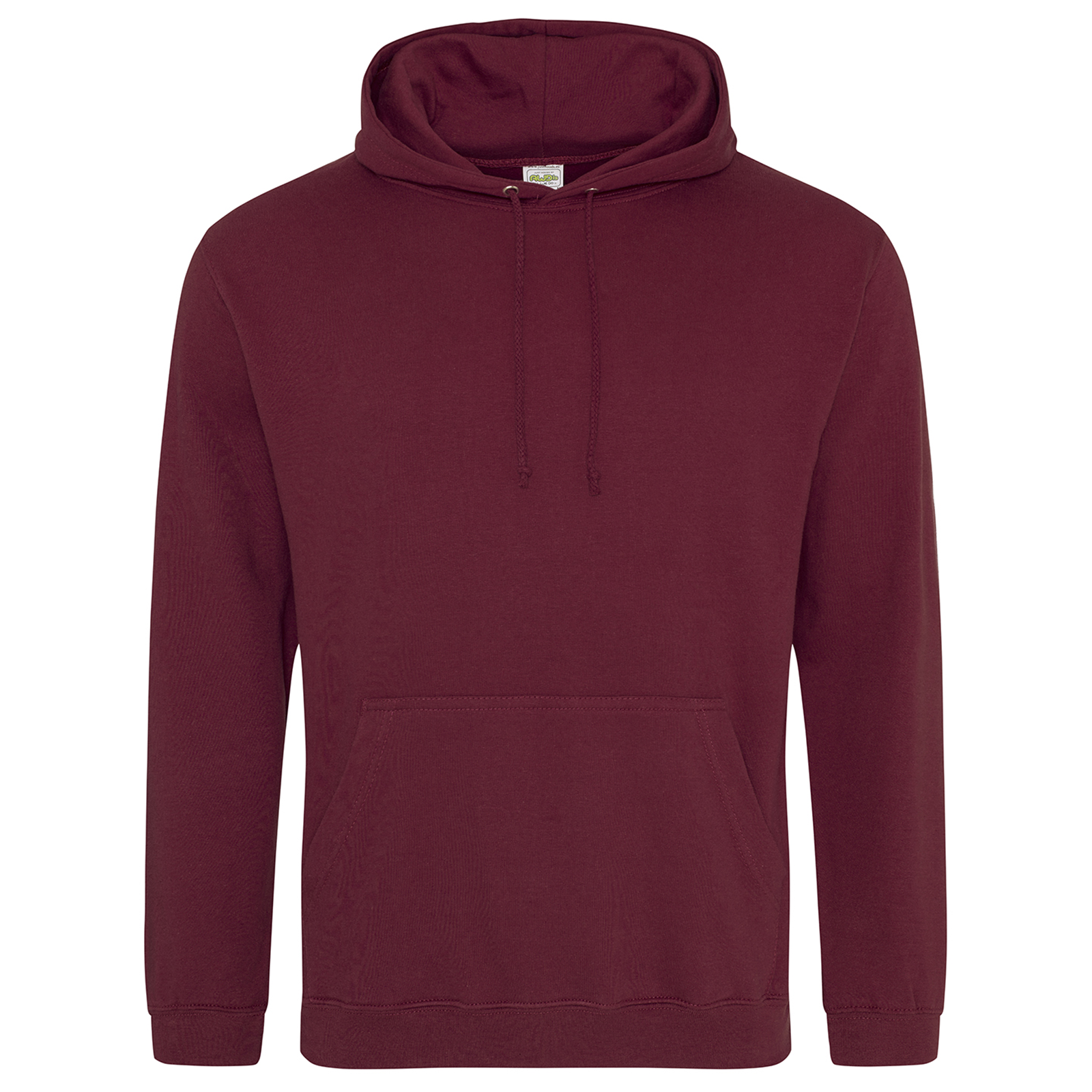 Sweat à capuche homme bordeaux