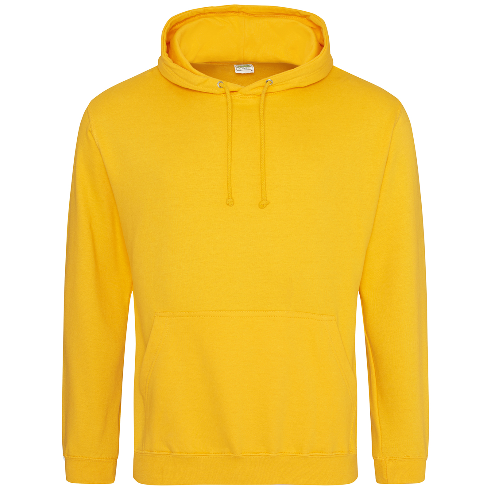 Sweat à capuche homme jaune
