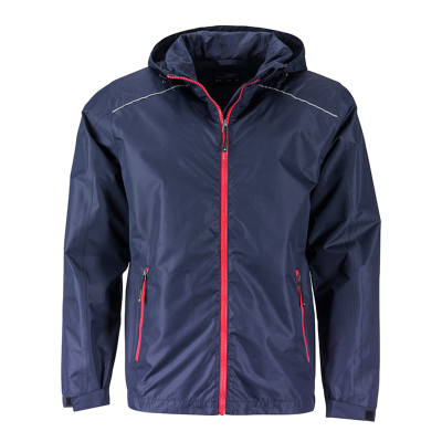 Veste de pluie homme bleu marine