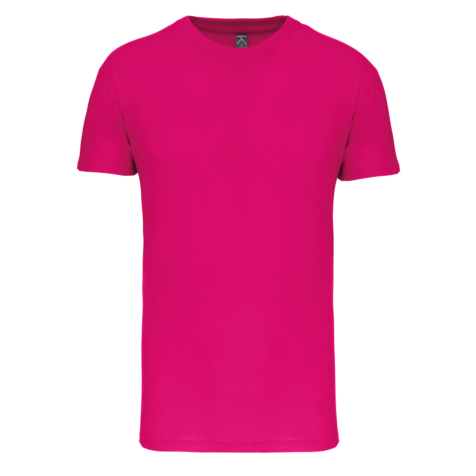 T-shirt homme en conversion bio rose fuschia