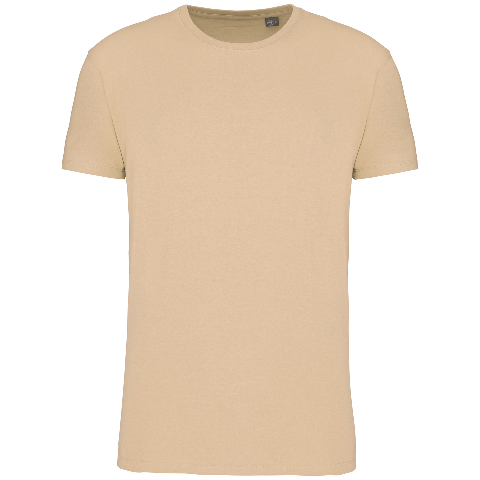 T-shirt homme en conversion bio sable naturel