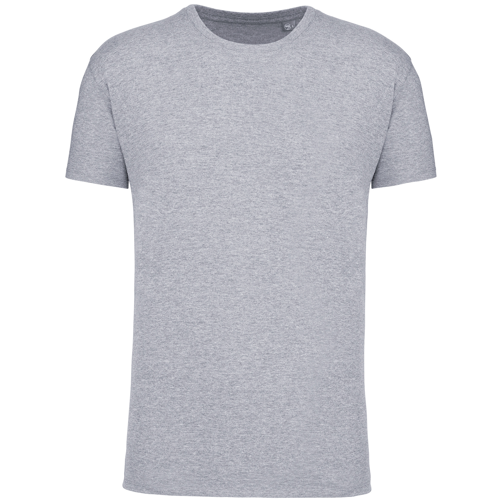 T-shirt homme en conversion bio gris Oxford