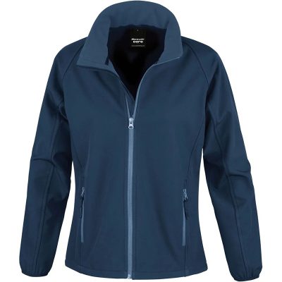 Veste softshell femme bleu marine