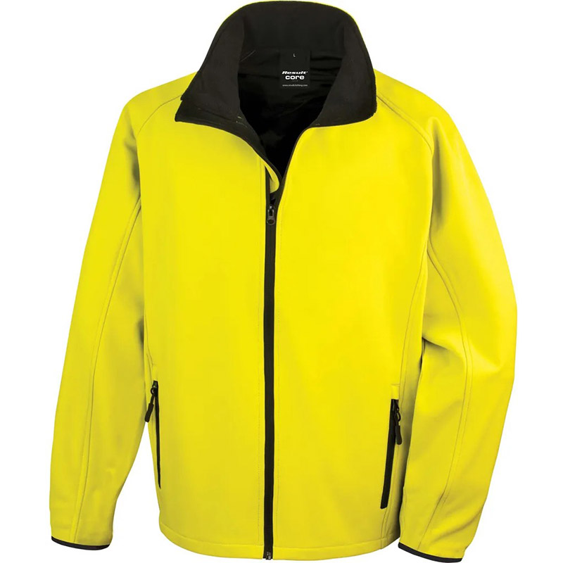 Veste softshell Homme jaune