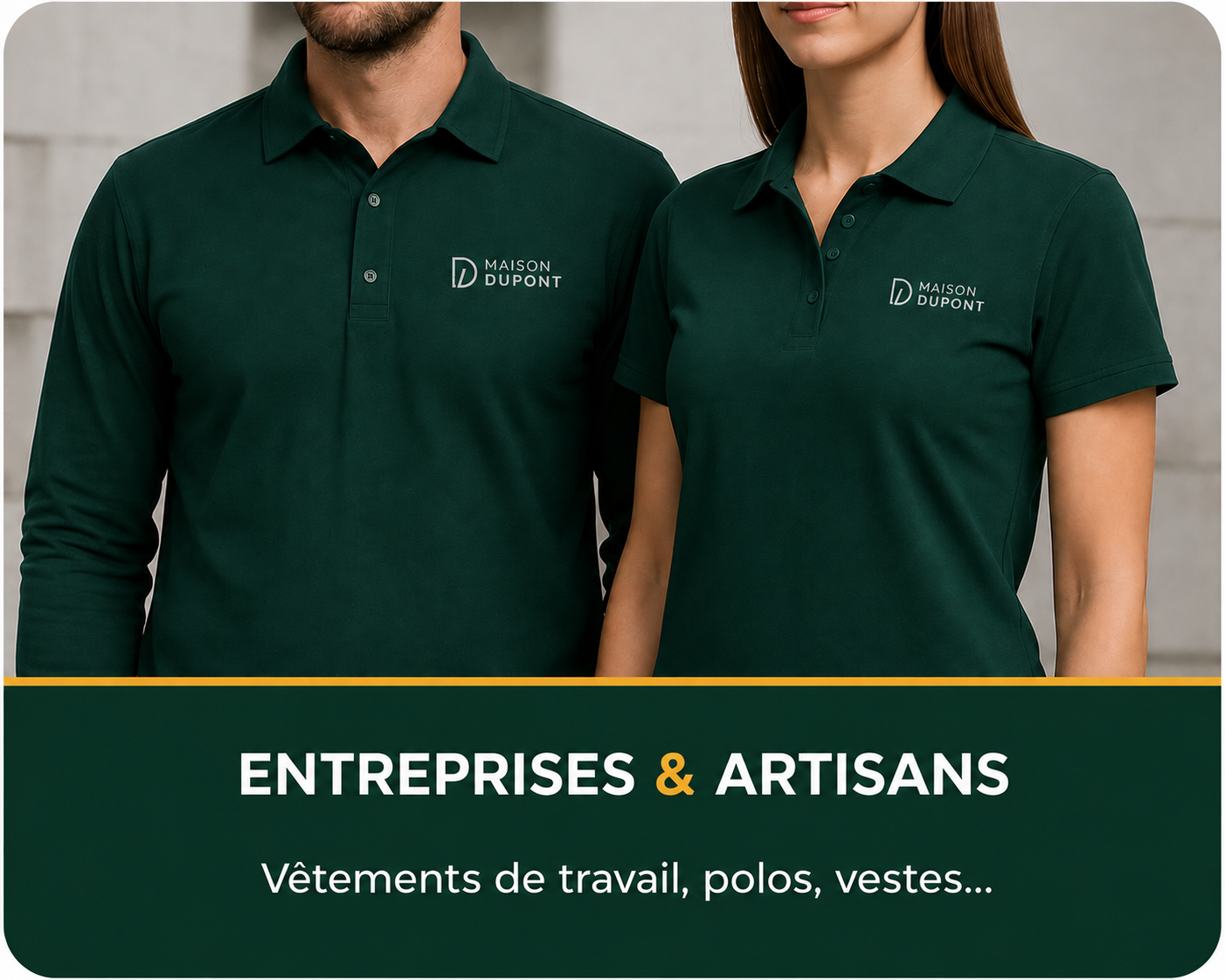 vêtements de travail pour entreprises et artisans